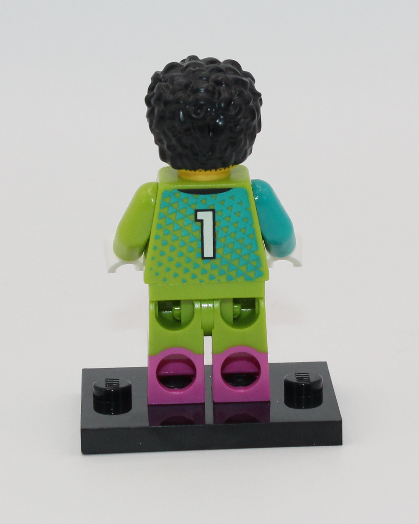Football Goalkeeper back view