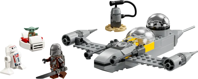 LEGO Mando and Grogu's N-1 Starfighter set 75410