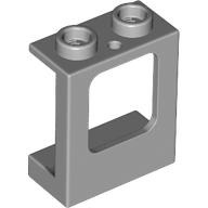 1 x 2 x 2 Window Plane, Hollow Studs, Single Hole Top and Bottom for Glass