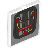 Glass for Window 1 x 2 x 2 Flat with Flux Capacitor print