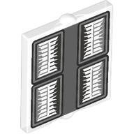 Glass for Window 1 x 2 x 2 Flat with Dark Bluish Grey Headlights print