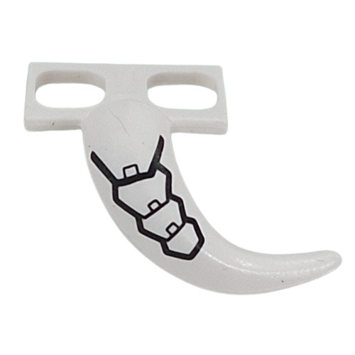 Minifig Hipwear Short Tail Costume with Metal Scales/Armor Plating print